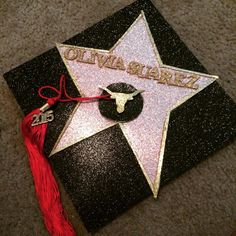 a graduation cap with a star on it