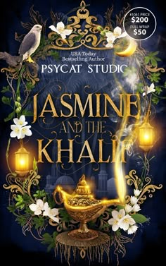 the cover for jasmine and the khalei by psycat studio