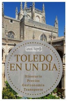 an old building with the words toledo en unida in spanish