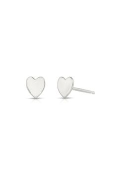 DESCRIPTION Love is in the air with our dainty silver heart stud earrings. Dainty, simple yet beautiful heart stud earrings. DETAILS  Rohedium plated Beautifully packaged in Horton England's jewellery box Do not get wet White Sterling Silver Heart Charm Earrings, Nickel-free White Sterling Silver Heart Earrings, Minimalist White Earrings For Valentine's Day, Classic White Heart Earrings For Gift, Classic White Heart Earrings For Valentine's Day, Everyday White Heart Earrings, Minimalist White Heart Earrings For Everyday, Minimalist White Gold Heart Earrings For Everyday, Minimalist White Gold Heart Earrings