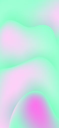 a blurry image of pink and green waves on a white background in soft pastel colors