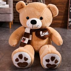 Large Bear Plush Toy - Cozy Nursery Huggable Teddy Bear, Giant Stuffed Animals, Large Teddy Bear, Big Teddy Bear, Big Teddy, Giant Teddy Bear, Giant Teddy, Teddy Bear Doll, Teddy Bear Toys