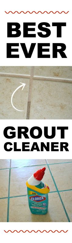 the best ever grout cleaner for tile and grouting is on the floor