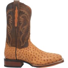 The saddle color full quill ostrich foot makes a beautiful stockman boot. Ostrich is soft and durable. Accented with a soft brown leather fancy stitched top. Comfortable broad square toe and stockman heel. The removable Soft Strike insert gives amazing comfort. You will get lots of compliments when you wear the Kershaw. $479.95 Square Toe Cowboy Boots, Dan Post Boots, Boots Mid Calf, Ostrich Boots, Mens Cowboy Boots, Square Toe Boots, Boots Mens, Ostrich Leather, Leather Cowboy Boots