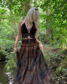 Witchy Hippie Aesthetic, Stile Hippie Chic, Stile Boho Chic, Moda Hippie, Look Grunge, Long Skirt Summer