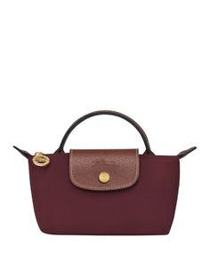 Longchamp Le Pliage Original Mini Pouch Longchamp Bag Burgundy, Burgundy Longchamp, Mini Longchamp Bag, Longchamp Pouch, Longchamp Mini, Makeup Decor, Bag Wishlist, Burgundy Bag, Mini Outfit