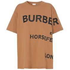 Logo Lettering Adorns This Cotton Tee, Designed With A Relaxed Fit. Crewneck Short Sleeves Pullover Style Cotton Machine Wash Shirts For Men Designer, Burberry T Shirt, Burberry Tops, Burberry Shirts, Burberry Outfit, British Outfits, Brown Tshirt, Tailored Shorts, Short Sleeve Pullover