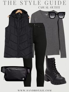 Black Athleisure Outfit, Relaxing Outfits, Black Athleisure Outfits, German Winter, Fashion Athleisure, Puffer Jacket Style, Styled Outfits, Jeans Outfit Winter, Polished Casual