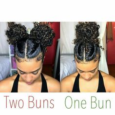 Cute and easy natural hairstyle#manelovers Natural Hair Bun, Hair Bun Styles, Cute Natural Hairstyles, Natural Hair Bun Styles, Natural Hairstyle, Bun Styles, Pelo Afro, Peinados Fáciles Para Cabello Corto, Black Curly Hair