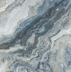 an abstract marble pattern with blue and white colors