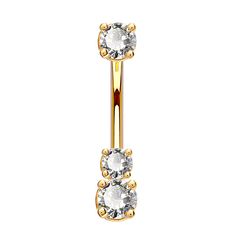 PRICES MAY VARY. Style:14K Solid Gold Belly Navel Button Ring Clear 5A Cubic Zirconia Design Gauge: Bar Size :14G/1.6mm; Bar Length:10mm. Material:14K Solid Gold ,Hypoallergenic, Nickel & Lead Free, Good for Sensitive Skin. Clear AAAAA+ Cubic Zirconia Design ,Shiny. ✦ MADE WITH LOVE ✦ This unique and heartfelt product is beautifully packaged and ready for giving. Makes a sentimental surprise for any awesome lady. Great gifts for Mom or Grandma on Mother's Day, anniversary, birthday, or wedding c Dermal Piercing Jewelry, Piercing Eyebrow, Gold Belly Button Rings, Navel Piercing Jewelry, Belly Button Piercing Jewelry, Belly Piercing Ring, Gold Belly Ring, Button Piercing, Gold Body Jewellery