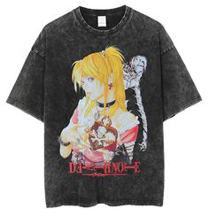 Misa Amane Cosplay, Mens Half Sleeve, Japanese Tshirt, Streetwear Summer, Vintage T Shirts, Y2k Clothes, Dolce E Gabbana, Streetwear Y2k, Streetwear Women