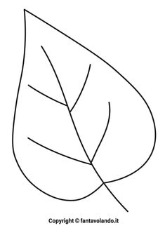 a drawing of a leaf that has been drawn in black and white