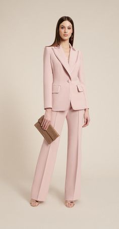 Elegant Jacket, Pink Suit, Pantsuits For Women, Looks Chic, Business Casual Outfits