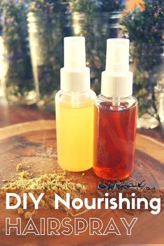 Turns out, making your own DIY Nourshing Hairspray is as easy as making a cup of {sweetened} tea. Homemade Hair Spray, Caster Oil, Hair Recipes, Homemade Hair, Astuces Diy