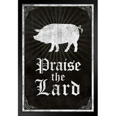 Praise the Lard Humor Black Funny Pig Prints Wall Art Pig Pictures for Walls Pig Art Print Pig Pictures Wall Decor Print Butcher Paper Butcher Cuts Wall Art Black Wood Framed Art Poster 14x20 | Trinx Praise The Lard Humor Black Funny Pig Prints Wall Art Pig Pictures For Walls Pig Art Print Pig Pictures Wall Decor Print Butcher Paper Butcher Cuts Wa Pig Artwork, Family Picture Frame Wall, Pig Wall Art, Wall Art Cool, Farm Wall Art, Giant Poster, Pig Pictures, Black Funny, Toilet Art