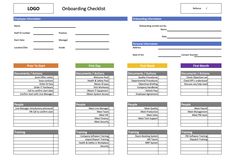 a printable checklist for employees to use in the company's work schedule