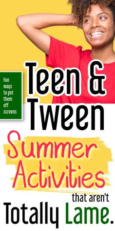 How To Keep Teens Busy In The Summer, Summer Camp Activities For Middle Schoolers, Summer Fun For Kids 8-10, Summer Fun With Teens, Summer Activities For 10 Years, Teenage Summer Activities, Summer Adventures For Kids, Summer Ideas For Preteens, Pre Teen Summer Activities