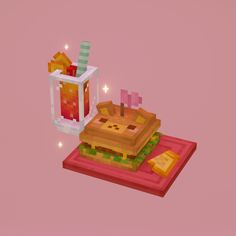 Chisel And Bits Minecraft, Low Poly Aesthetic, Lowpoly Art, Minecraft Food, Minecraft Skins Aesthetic, Bangunan Minecraft, Minecraft Drawings