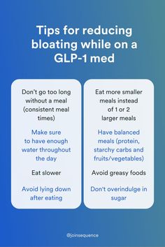 If you are experiencing bloating on a GLP-1 med, try some of these tips to reduce the side effect. Med Diet, Protein Diets, Book Your Appointment, Protein Foods, Virginia Beach, Side Effects, Healthy Weight, Health And Nutrition, Calculator