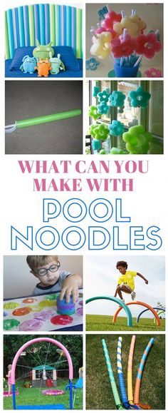 what can you make with pool noodles? this is an easy and fun activity for kids