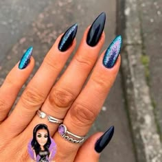 Shimmer Nail Art, Shimmer Nails, Almond Nails French, Kutek Disney, Nail Shimmer, Pointed Nails, Acrylic Coffin, Pretty Nail Art, Get Nails