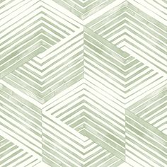 a green and white geometric pattern