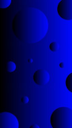 an abstract blue background with circles and dots in the center, as well as dark blue hues