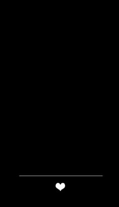 a black background with a white heart in the middle and an empty space at the bottom