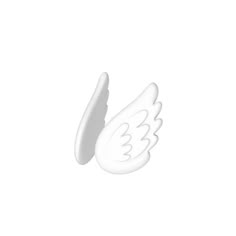 a white object with two wings on it