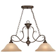 three light chandelier in an old - fashioned style with white glass shade shades