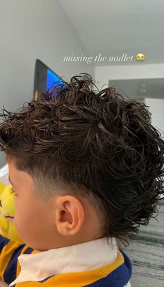 Mullet On Boys, Teens Haircuts Boy, Long Hair Cuts For Toddler Boys, Haircut For 3 Year Boy, Mexican Boys Haircut, Curly Hair Toddler Hairstyles Boy, Curly Hair Cuts Boys Kids, Haircut For 2 Year Baby Boy, Modern Mullet Toddler Boy