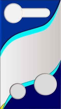 an abstract blue and white background with circles