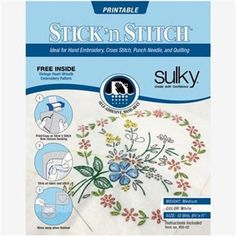 the stitch n stitch book is shown with instructions on how to use it