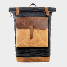 cute college backpacks waxed  backpack college roll up work backpack women hiking bags Adventure Bags, Vintage Leather Backpack, Waterproof Laptop Backpack, Waxed Canvas Bag, Tech Bag, Work Backpack, Grey Backpacks, Minimalist Backpack, Backpack Laptop