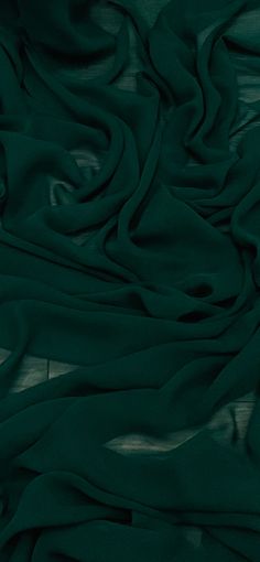 the green fabric is very soft and smooth