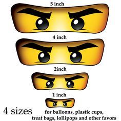 the instructions for how to use legos eyes and eyebrows in this step - by - step instruction