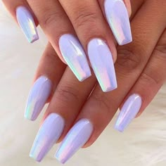 Summer Acrylic, Chrome Nails Designs, Chrome Nail, Stylish Nails Designs, Colorful Nails, Polygel Nails, Nails Summer