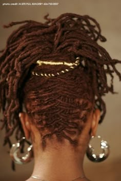 Updo Black Women, Black Women Natural Hairstyles, Women Natural Hairstyles, Loc Updo, Short Locs Hairstyles, Dreadlock Styles, Updo Styles, Dreads Styles, Natural Black Women