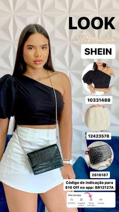 (CLIQUE NO PIN PARA GANHAR DESCONTO NO SITE DA SHEIN) Vincule o código BR12127A em "minha indicação" no app da SHEIN para ganhar um desconto extra de $10 além de cupons e pontos. ✨💞 Ou clique no pin e aceite o convite e faça login na sua conta pra ativar o desconto em todas as compras! Paty Shein, Effortlessly Chic Outfits, Causual Outfits, All Fashion, Chic Outfits, Outfit Inspirations, Latest Trends, Ootd