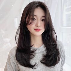 Korean Long Hair, Shot Hair, Hair Style Korea, Filter Instagram