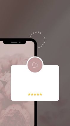 an iphone with the app on it displaying pink flowers and text that reads, you're