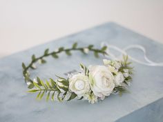 This beautiful flower crown is a lovely accessory, perfect for a party, or wedding.  Our stunning faux flowers look like the real. Head circumference:  one size fits all (adjustable) / fits adults and older children If the crown should fit the baby, after buying please give head circumference Halo Tiara, Peony Flower Crown, Flower Girl Halo, Headband Bride, White Head, Head Wreath, White Peony, Crown Wedding, Flower Crown Wedding