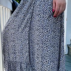 Oysho Maxi Daisy Wrap Skirt In Size Us L ( I’m In Size M And It’s Perfect On Me). New With Tag. Made From 100 % Viscose. Waist Has Button Inside And Ribbon Outside For Wrapping. It’s 39 Inch Long. Very Light And Soft. Will Make Perfect Summer Outfit. From Pets And Smoke Free Home. All Sales Are Final And Please Do Not Hesitate To Ask Questions Prior Purchase Summer Maxi Skirt With Elastic Waistband For Day Out, Flowy Summer Midi-length Bottoms, Rayon Tiered Skirt For The Beach, Rayon Tiered Skirt For Beach, Rayon Tiered Skirt For Day Out, Beach Rayon Tiered Skirt, Flowy Midi Skirt Bottoms For Vacation, Rayon Maxi Skirt With Elastic Waistband For Day Out, Day Out Rayon Maxi Skirt With Elastic Waistband