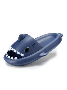 The Shark Slide is made of EVA for skin-friendly comfort and is available in a variety of hand-painted colors.
The sole is double-layer anti-slip design, with a non-slip outsole and a bumpy texture for a strong grip.
1.57 inches thickened shoe bed, soft rebound, give feet a different soft contact.
Rounded toe bumper design, protect your feet from injury.
Designed for all seasons and occasions, bathrooms, indoor bedrooms, living rooms, pools, outdoor beaches, vacations, spas, leisure, public showers, steam rooms, etc.Women's And Men's Shark Slippers Cloud Slippers Summer New Wave Open Toe Non Slip Sandals Beach Pool Shower Shoes With Liner Thick Bottom Navy Blue Cool,Fashionable    Animal,Cartoon Bedroom Slippers   Women Shoes, size features are:Bust: ,Length: ,Sleeve Length: Shark Sandals, Cartoon Bedroom, Shark Slides, Cloud Slippers, Shark Slippers, Pool Shower, Shower Shoes, Bedroom Slippers, Slippers Summer