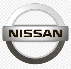 the nissan logo is shown on a transparent background, hd png files are available for free