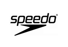 the speedo logo is shown in black and white, with an arrow pointing up to it