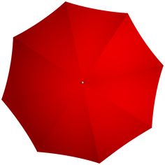 an open red umbrella is shown on a white background for use in advertising, brochures or other uses