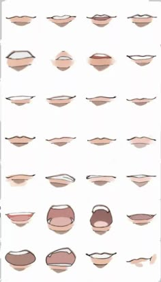 an image of different shapes and sizes of lips