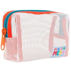 See your Stuff with our Mesh Bag Collection! The perfect small case for whatever you need to store- fit your essentials on the go! Use it as a makeup bag, art supply case, a place to store your stamp collection, toiletry bag, travel tech, and more! Tear resistant 100% vinyl coated mesh 5" height x 6" width x 2.5" depth, 3 oz Made in Los Angeles, California Bike Seat Bag, Small Knitting Projects, Animal Print Party, Circle Purse, Mesh Backpack, Mesh Pouch, Buy List, Travel Tech, Bag Art